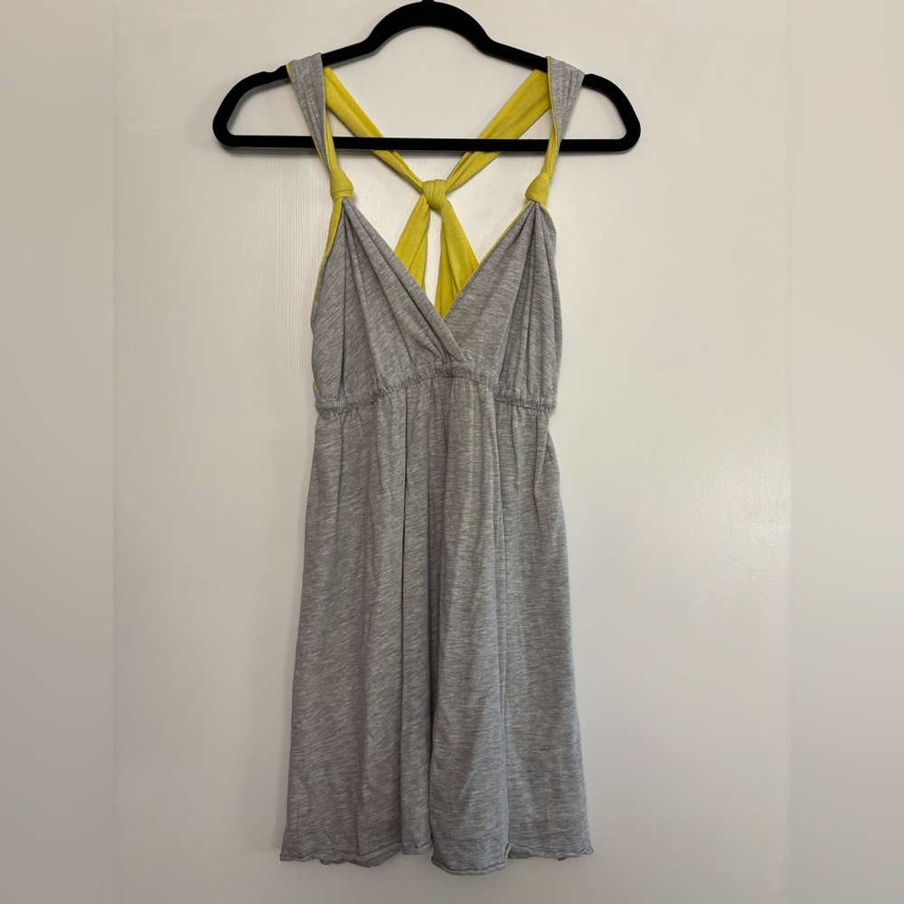 Vintage Billabong Yellow/Grey Cotton Dress